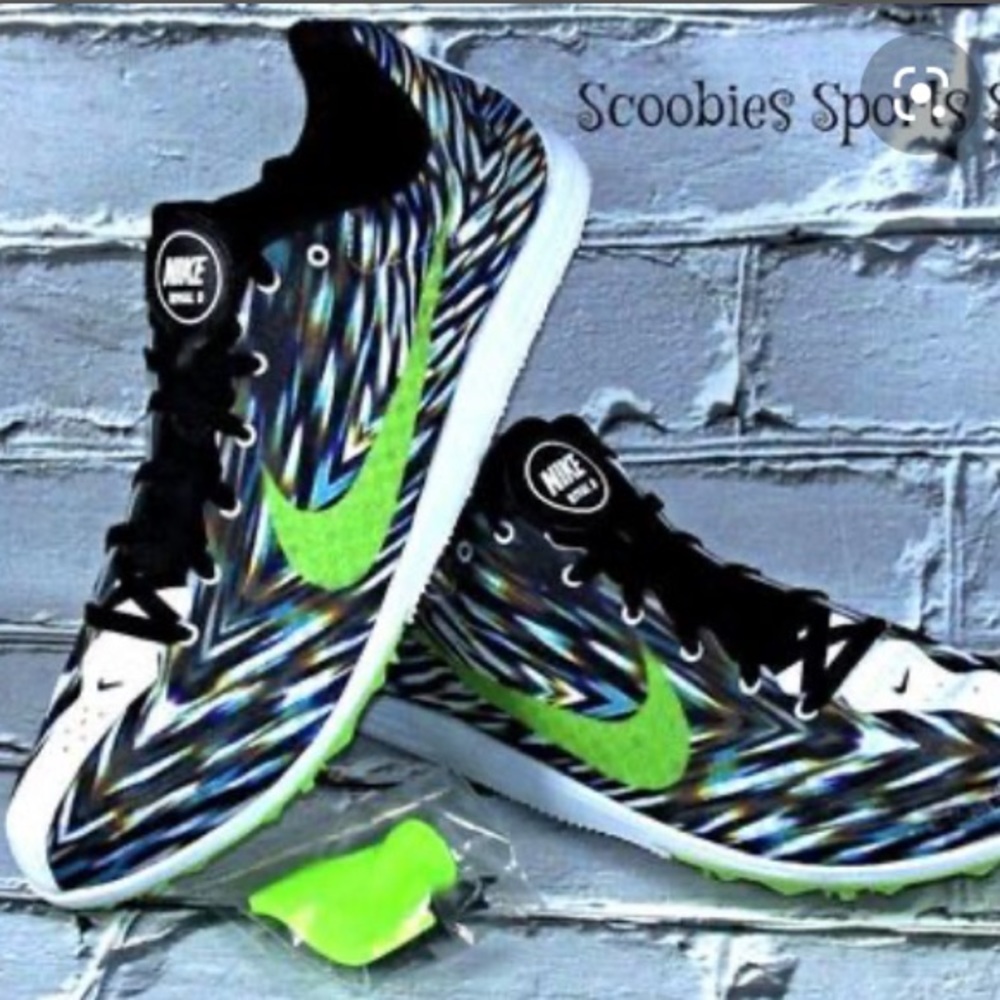 Nike and saucony track spikes